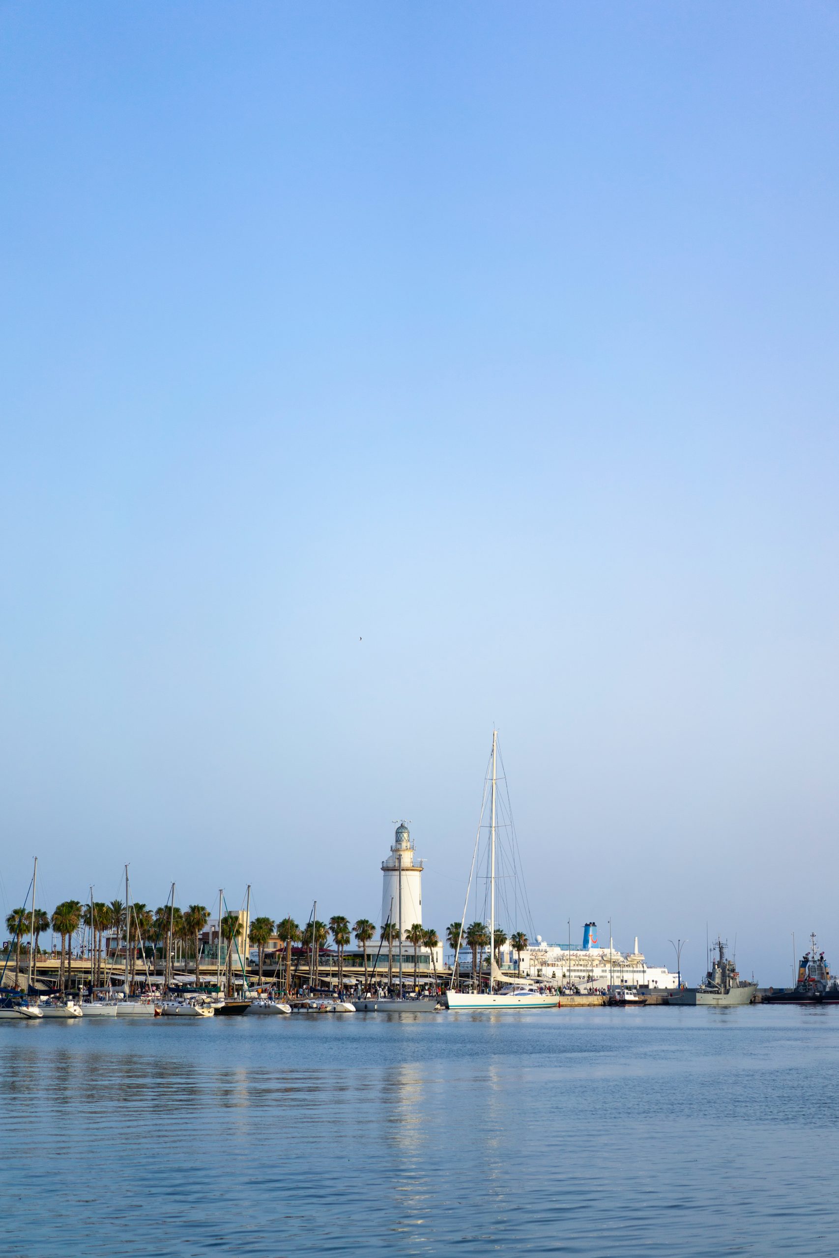 Malaga, view of the city promenade